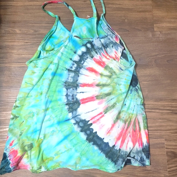Free People Dresses & Skirts - Free People Movement Hot Shot Mini Dress Romper Size L Multocolor